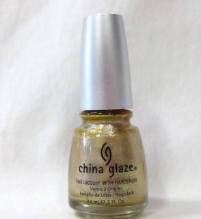 China Glaze Nail Polish Gold Midnight Kisses 5oz 25173