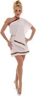 Toga Female Woman Costume Greek Goddess Roman Athena Costume Dress