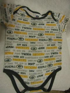 Green Bay Packers Onsie Size 12 Months NFL Team Apparel