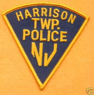 NJ Harrison Twp New Jersey Triangle Police Dept Patch
