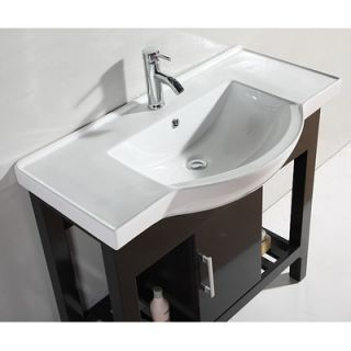Legion Furniture 35.5 Single Bathroom Vanity Set with Mirror in