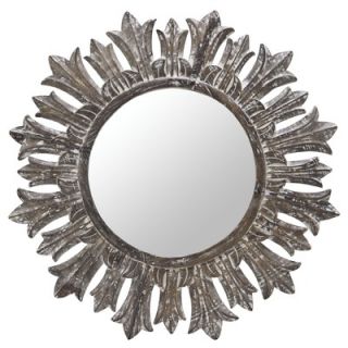 Cooper Classics Margo Mirror in Distressed White Wash