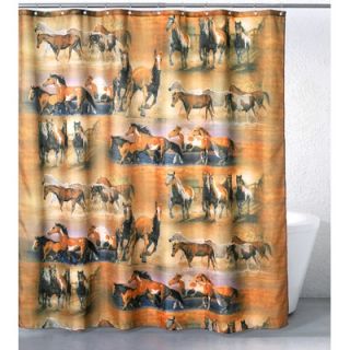  Bella by Fine Art Creations Horses Coming Home Shower Curtain   2008