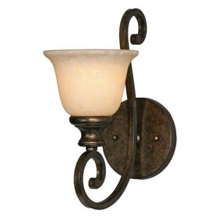 Dolan Designs Windsor Wall Sconce with Backplate in Sante Fe   1825