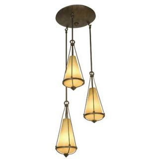 Varaluz Two if by sea 3 Light Pendant   143F03
