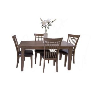 hillsdale oak grove 5 piece dining table set