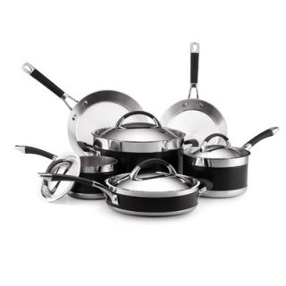 fal Professional Stainless Steel 10 Piece Cookware Set   E938SA74