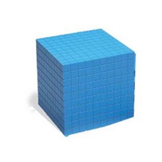 Learning Resources Base Ten Cube Plastic Bl 10x10x10cm