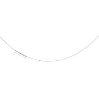 Jewelryweb 14k Gold Box Chain Pendant Necklace   MDP18787W