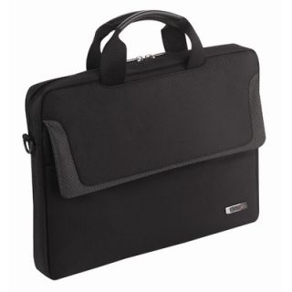 SOLO Sterling 14.1 Laptop Slim Briefcase in Black   CLA112 4