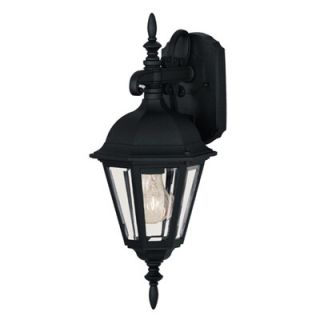 Savoy House 18 x 7 Outdoor Outdoor Wall Lantern in Black   07075