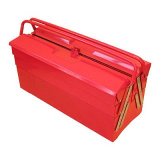 Excel 19.5 Cantilever Portable Metal Tool Box with 5 Trays