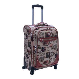 Oleg Cassini Hats Off 20 Expandable Spinner Suitcase   C2447 94 20S