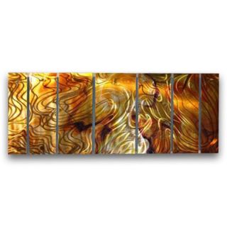  by Ash Carl Holographic Wall Art in Orange   23.5 x 60   SWS00038