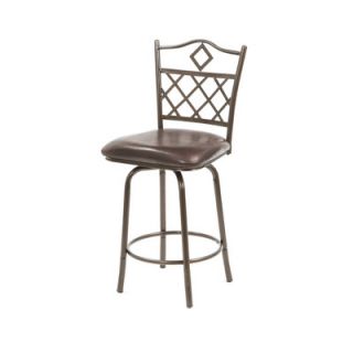 Linon 24 Diamonds Counter Stool   02752MTL 01 KD U