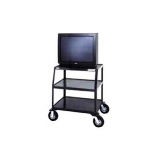 Da Lite Pixmate 24 x 38 Shelf Television Cart With 8 Pneumatic