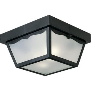  Lighting Weather Resistant Outdoor Flush Mount in Black   P5745 31