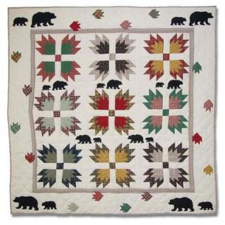 Patch Magic Bears Paw Throw Quilt