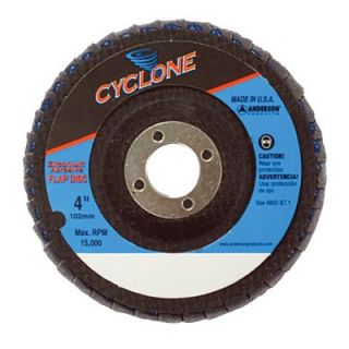  Cyclone™ Flap Discs   4 1/2x7/8 cyclone flapdisc 40 grit type 29