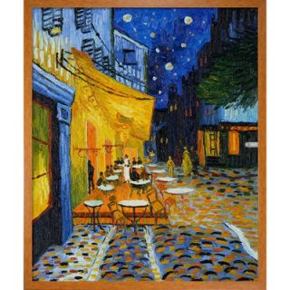  at Night Canvas Art by Vincent Van Gogh Modern   35 X 31
