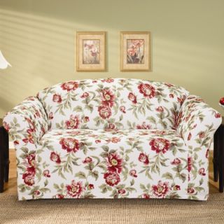 Sure Fit Stretch Olivia Loveseat Slipcover in Floral (Box Cushion