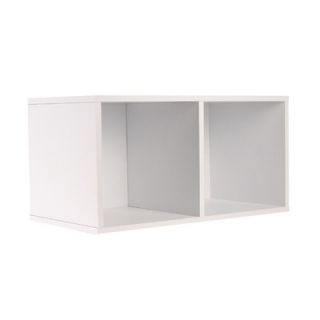 OIA Cube 30 Two Section Storage Cube in White   84514W 1