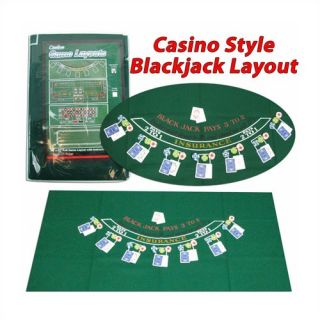 Casino Style Blackjack Layout 36 x 72