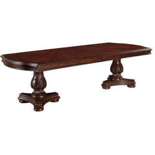 Wynwood Granada Double Pedestal Table in Cordillera Pine   1604 33