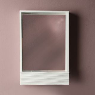DecoLav Sophia 20 x 4 x 32 Framed Mirror   9723 WHG