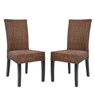 Safavieh 38.6 Charlotte Side Chairs in Brown (Set of 2)   FOX6002A