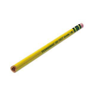My First Tri Write Woodcase Pencil, HB #2, Yellow Barrel, 36/Box