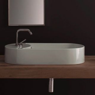 Scarabeo by Nameeks Seventy 41 Above Counter Single Hole Bathroom Sink