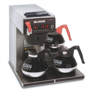Bunn CWTF15 3 Automatic Coffee Maker with Stainless Steel