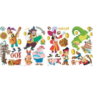 Room Mates Jake and the Neverland Pirates Peel and Stick Wall Decals