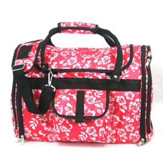 Prefer Pets Covered Pet Carrier in Hawaiian Flower