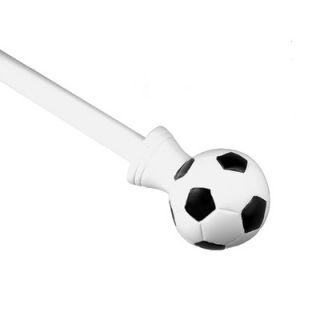 BCL Drapery Hardware Soccer Ball Curtain Rod