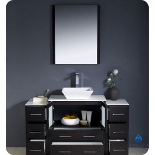 Fresca Torino 54 Modern Bathroom Vanity with 2 Side Cabinets and