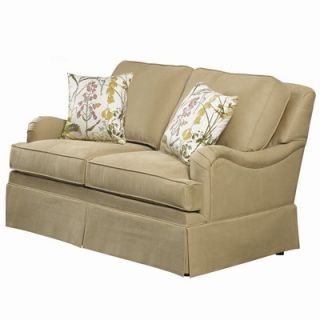  Furniture 2 Seat Fabric Loveseat in Aldrich Cinnamon   700Z 59