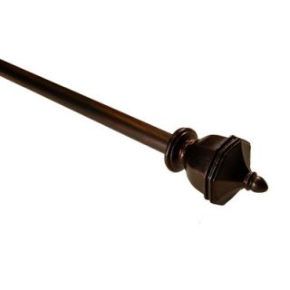 BCL Drapery Hardware Urn Curtain Rod in Antique Bronze