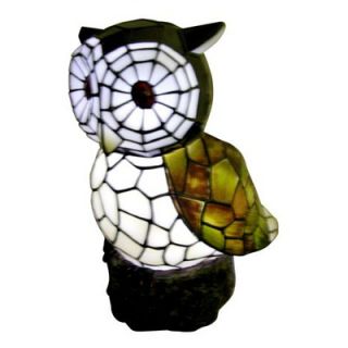 Alpine Solar Owl Statue   SLC174SLR