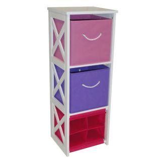 Frame Storage with 2 Bins and 4 Slot Cubby
