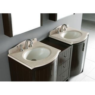 Madeli Udine 72 Double Bathroom Vanity Set in Walnut   B981 30 001