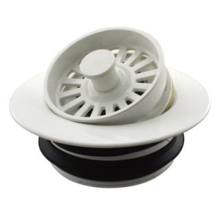 Westbrass Plastic Universal Disposer Flange Cover with Strainer