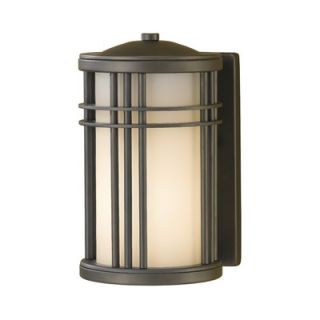Feiss Colony Bay One Light Outdoor Wall Lantern with White Shade in