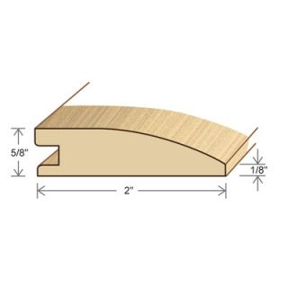 Moldings Online 78 Solid Hardwood Unfinished Pine Reducer for 1/2