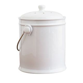Natural Home Gallon Ceramic Compost Bin with Filter
