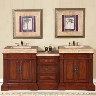  Stanton 83 Double Sink Bathroom Vanity Cabinet   HYP 0219 T VT 83