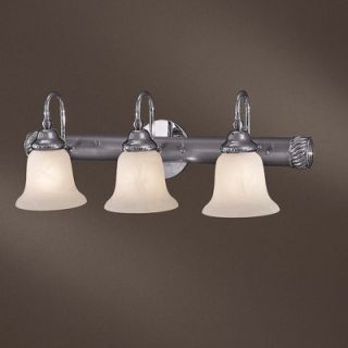  Lavery New Traditions Vanity Light in Brushed Nickel   5373 84