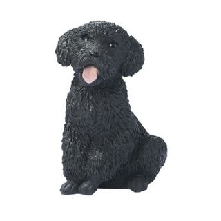 Design Toscano Poodle Puppy Dog Statue in Black