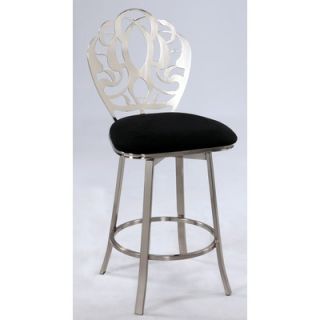 Chintaly Microfiber Stool with Laser Cut Back Detail   0404 CS
